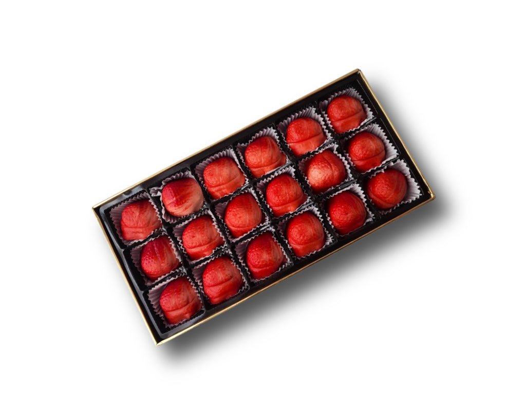 Bergen Marzipan 18 piece Strawberry Gift Box