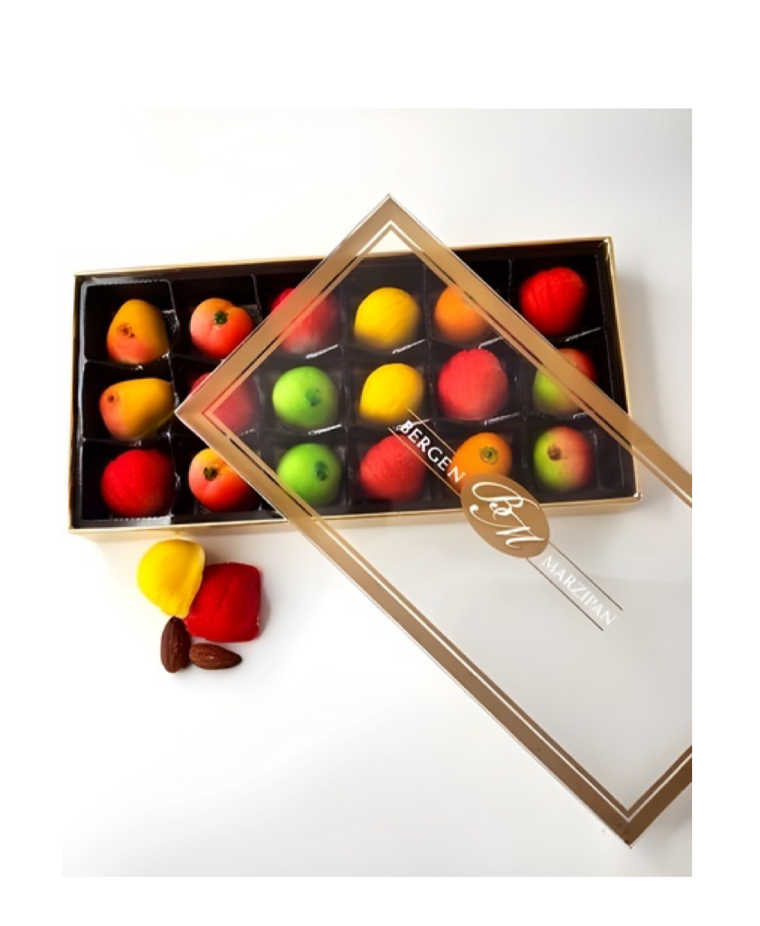 M-1 ASSORTED FRUIT 8OZ MARZIPAN